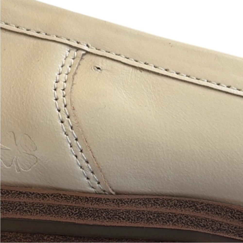 Like New Lucky Brand Leather Floriss
Loafers Cream Size 7 - Picture 5 of 9